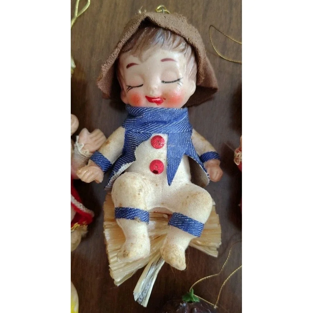 Vintage Grants/Peoples Nursery Rhyme Ornaments Set Lot‎ 7